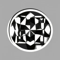 logo profile picture for nickaccount, beksinski, mc escher, tessellation, artstation