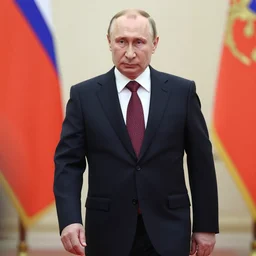 vladimir putin fashion in dress hd photo realistic