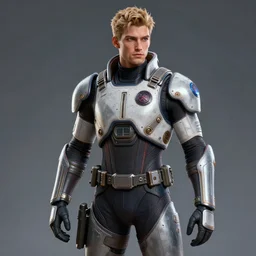 epic professional digital art of handsome australian male starship soldier by leesha hannigan, iris van herpen, artstation, cgsociety, wlop, epic, much wow, much detail, gorgeous, detailed, masterpiece