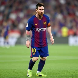 messi from barcelona but is so small