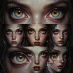epic professional digital art of hungry eyes, eerie lighting, painted, intricate, detailed, impressive, leesha hannigan, wayne haag, reyna rochin, ignacio fernandez rios, mark ryden, iris van herpen, best on artstation, cgsociety, stunning, gorgeous, much wow,, much detail, cinematic, masterpiece