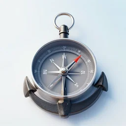 anchor on compass
