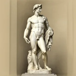 an academic drawing of a gips statue of Seneca