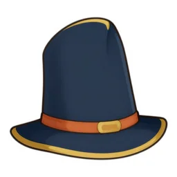 musketeer hat. cartoon. clip art.