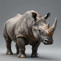 A portrait shot of a warrior rhinoceros, highly detailed, photorealism, zbrush sculpt, substance painter, texturing XYZ, Subsurface scattering, cinematic lighting, Unreal engine 5, octane render, cinema4d, vray, redshift, keyshot, Arnold render, marmoset toolbag,