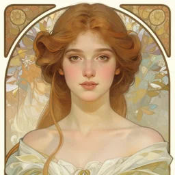 digital character concept art by artgerm and greg rutkowski and alphonse mucha. clear portrait of a young wife blessed by god to uncontrollably become overwhelmingly perfect!! blonde, clothed! blatantly feminine holy body!! light effect. hyper detailed, glowing lights!! intricate, elegant, digital painting, artstation, smooth, sharp focus
