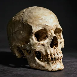 a skull, from episode of the Twilight Zone