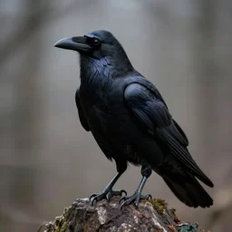 demonic raven