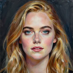 portrait of emma stone painted in jacek yerka style drawn by vania zouravliov and takato yamamoto, inspired by fantasy stories, intricate acrylic gouache painting, high detail, sharp high detail, artstation