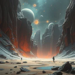 an empty universe dying. establishing shot, concept art, intricate details