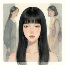 girl, art by sosuke morimoto and yuqi wang,