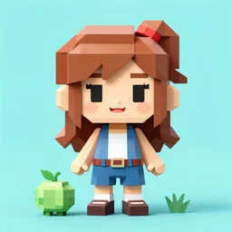 low - poly sabrina spellman in a nintendo 6 4 game