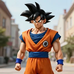 Goku in Poland, ultrarealistic