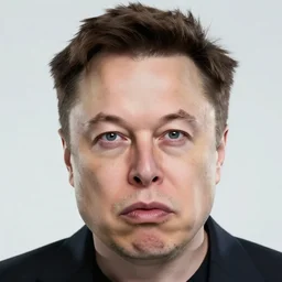 elon as a mochi, angry, detailed, that face