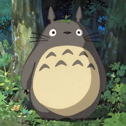 Satsuki Kusakabe in totoro ghibli style