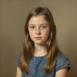 A decent young girl portrait by James Eads.