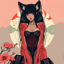 album cover of circle dream wolf katakana by conrad roset