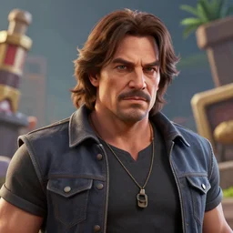 portrait jonny deep, octane render, detailed, brawl stars, unreal engine 5, cinema 4 d cinematic, artstation, greg rutkowski, clash of clan, clash royal