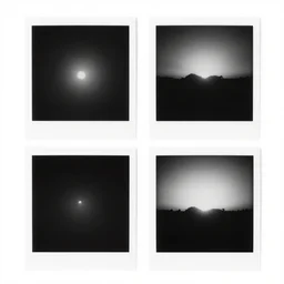 black & white photo negatives