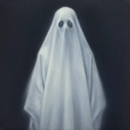 gouache of a ghostly figure, mcbess, james jean