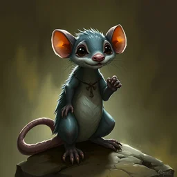 a little rat fella, fantasy art