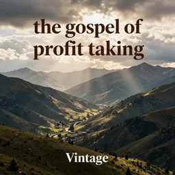 book cover : the gospel of profit taking,,,,,,,,,,,,,,,,,,,,, vintage