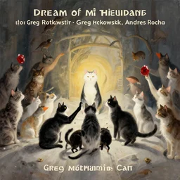 dream of a thousand cats by greg rotkowski and andres rocha