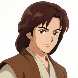 Obi-Wan Kenobi as an anime character from Toei Animation. Extremely detailed. Beautiful. 4K.