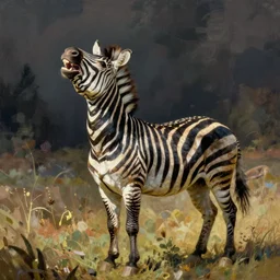 laughing zebra. art by edward burne - jones