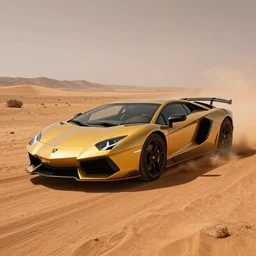 lamborghini driving around on mars, action photography, extremely detailed, 8 k, award - winning,