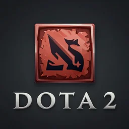 dota 2 logo and text