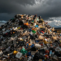 a pile of garbage
