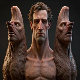 hyperrealistic film still of brad neely's harg nallin'sclopio peepio, stunning 3 d render, inspired by istvan sandorfi & greg rutkowski & unreal engine, perfect symmetry, dim volumetric cinematic lighting, 8 k octane comprehensive render, extremely hyper - detailed, incredibly lifelike attributes, intricate, real flesh texture, masterpiece, artstation, stunning,