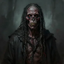 papa legba, by anton semenov, horror, dark, digital art, realistic painting, very detailed, character design, trending on artstation