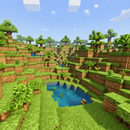 Minecraft landscape