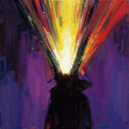 Nirvana, expressive, digital art