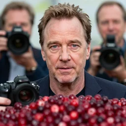 bryan cranston inside a cranberry, natural light, sharp, detailed face, magazine, press, photo, steve mccurry, david lazar, canon, nikon, focus