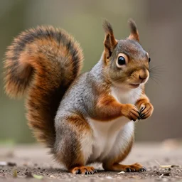 donald trump as a squirrel, cinematic, hyper realistic, 8 k render