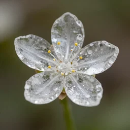 A beautiful crystal flower