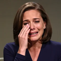 Sheryl Sandberg crying