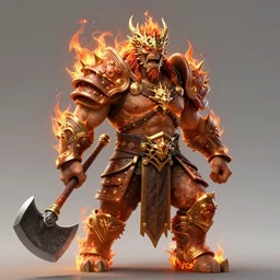 fantasy character portrait, enraged orc king in spiky armor with a fiery aura, wearing a dragon mask, holding an axe, ultra realistic, wide angle, intricate details, the fifth element artifacts, highly detailed by peter mohrbacher, hajime sorayama, wayne barlowe, boris vallejo, aaron horkey, gaston bussiere, craig mullins