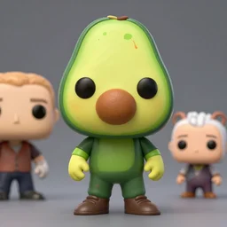 fashion model pixar full body character kanye west wearing avocado animoji action figure funko pop, nendoroid, octane render, cgsociety, ufotable,, disney, pixar, 8 k, hd, dof, volumetric lighting cute, by alex ross