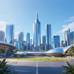 Melbourne City in the distant future