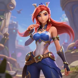 still of pretty Irelia (Legends of Runeterra) in KDA More music video. 3d render, octane render, game art, realistic, highly detailed, trending on artstation, 4k, trending on artstation, pixar, cgsociety, unreal engine 5, redshift render, trending on artstation, blender, behance, cg