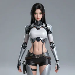 front full body portrait of a beautiful oriental cyborg warrior woman, green eyes, gold lips, entwined in flowers and fire, crown of fire, highly detailed, sci - fi, intricate time machine, decadent, highly detailed, octane render, concept art, smooth, sharp focus, hyper - realistic