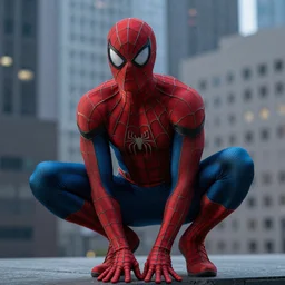 spider - man as aqua man, cinematic movie still