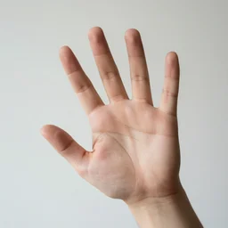 photograph of a human hand, simple background, hand hand hand