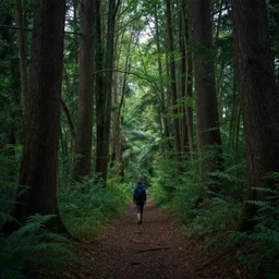 epic journey onto the forest of a magical forest within a forest