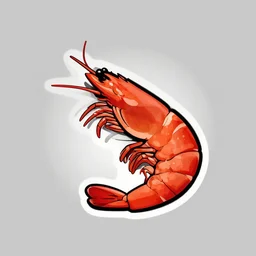 muscle man shrimp logo