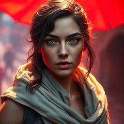 portrait painting of gal gadot by wenjun lin, irakli nadar, bright colors, octopath traveler, wenjun lin, unreal engine 5 highly rendered, global illumination, radiant light, detailed and intricate environment